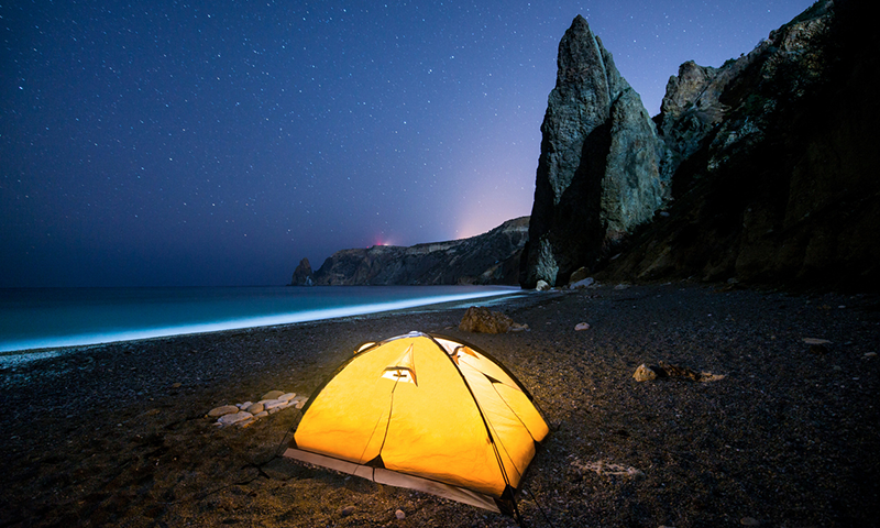 Tent on Mexico Beach