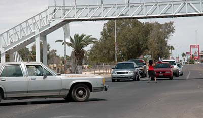 Intersection Rocky Point Mexico